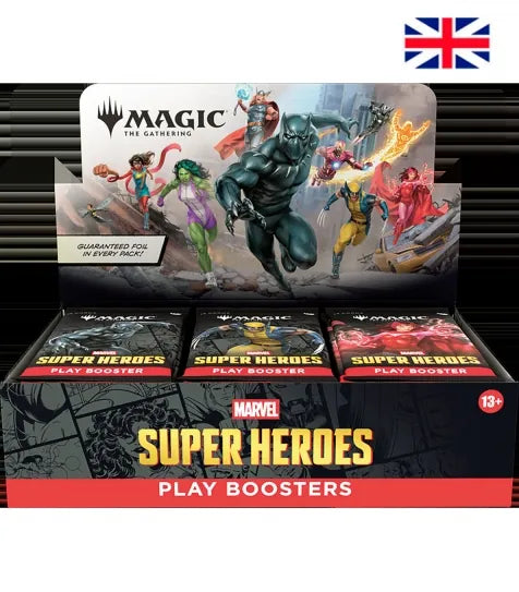 Magic The Gathering Play Booster Display Marvel Super Heroes