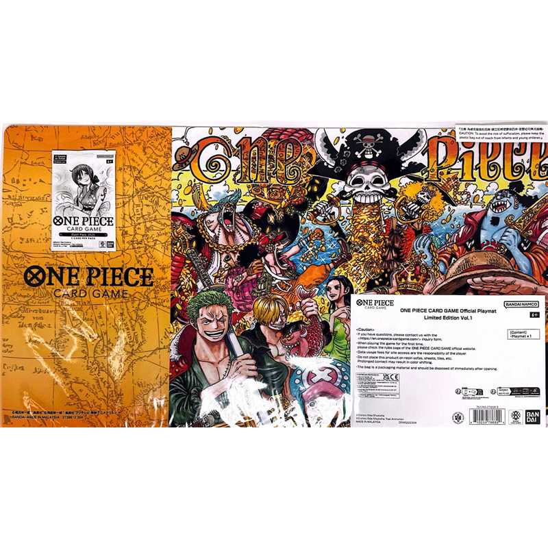 One Piece Card Game Official Playmat Limited Edition Vol.1 + Dash Pack 2025 Gift - Iberiancards