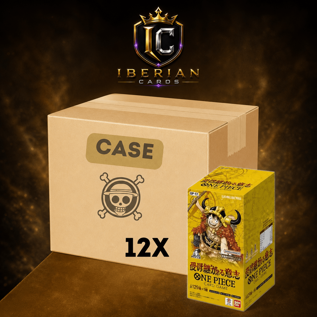 One Piece Card Game OP-17 – Case Selada com 12 Booster Boxes (Japonês) - Iberiancards