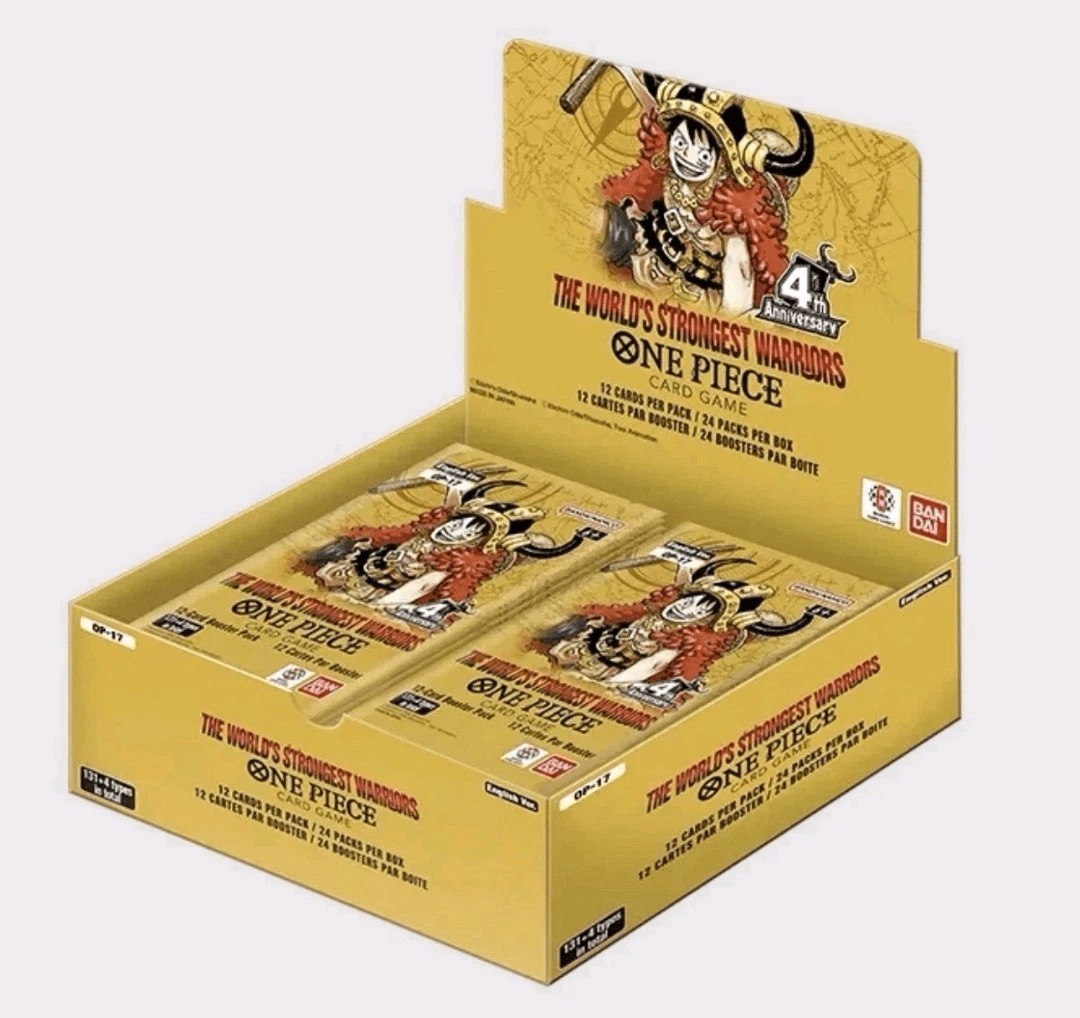One Piece Card Game OP-17 – The World’s Strongest Warriors Booster Box (Inglês) - Iberiancards