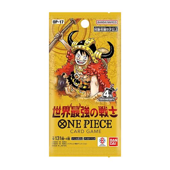 One Piece Card Game OP-17 – The World’s Strongest Warriors Booster Box (Japonês) - Iberiancards