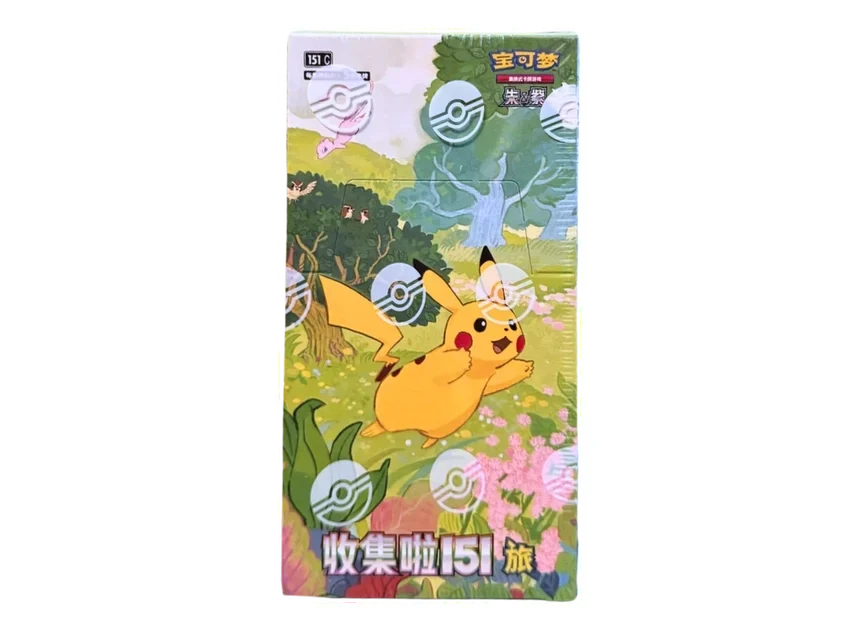 Pokémon Collect 151 Journey – Slim Booster Box (Chinês Simplificado) - Iberiancards